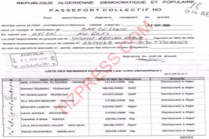 liste enfants tindouf vendus extérieurs par papiers algeRIE