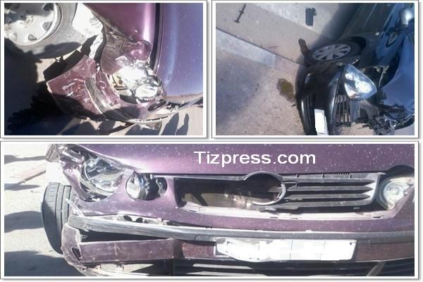 تيزنيت : حادثة سير خفيفة قرب مقهى أوربا تيزنيت : حادثة سير خفيفة قرب مقهى أوربا