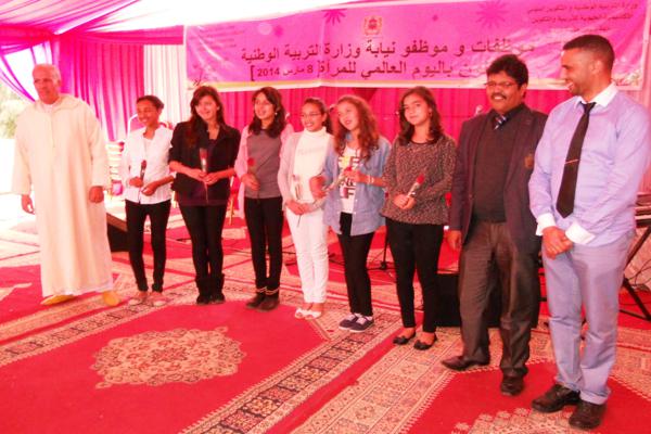 المؤسسات التعليمية بنيابة إنزكان أيت ملول تحتفل باليوم العالمي للمرأة المؤسسات التعليمية بنيابة إنزكان أيت ملول تحتفل باليوم العالمي للمرأة