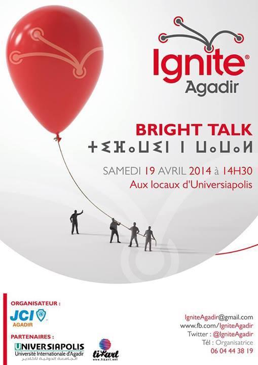 أكادير : انطلاقة فعاليات « إجنايت Ignite » بالجامعة الدولية لأكادير أكادير : انطلاقة فعاليات « إجنايت Ignite » بالجامعة الدولية لأكادير