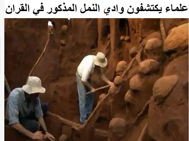 بالفيديو ..علماء يكتشفون وادي النمل المذكور فى القران الكريم بالفيديو ..علماء يكتشفون وادي النمل المذكور فى القران الكريم
