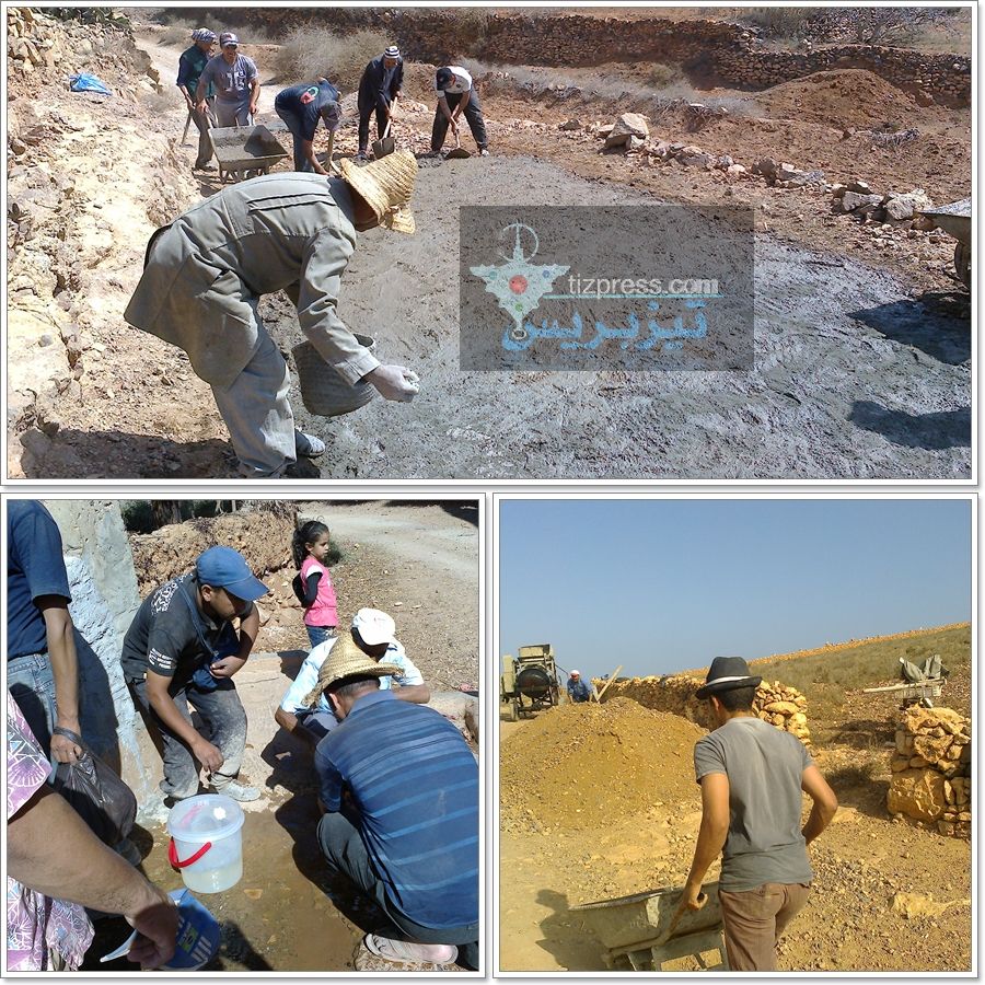 جماعة الساحل : جمعيتا نجاح وتيويزي الخير في نشاط تعاوني لتبليط مسلك قروي جماعة الساحل : جمعيتا نجاح وتيويزي الخير في نشاط تعاوني لتبليط مسلك قروي