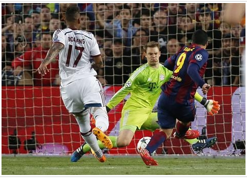برشلونة يجتاح بايرن ميونيخ بثلاثية برشلونة يجتاح بايرن ميونيخ بثلاثية