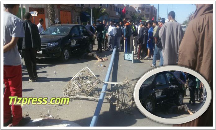 بالصور : سيارة تصدم راجلا في حادثة سيـر خطيرة بتيزنيت … بالصور : سيارة تصدم راجلا في حادثة سيـر خطيرة بتيزنيت …