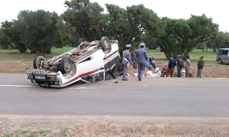 أيت عميرة : إصابة 17 عاملة زراعية خلال حادث انقلاب سيارة “بيكوب” أيت عميرة : إصابة 17 عاملة زراعية خلال حادث انقلاب سيارة “بيكوب”