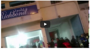 فيديو. لصوص بإنزكان ينهبون محلا للمفروشات أثناء