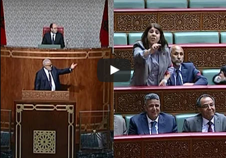 بنكيران لبرلمانية تصرخ : ڭالك الرئيس حبسي سكتي ڭلسي .. آآآ سيري سيري