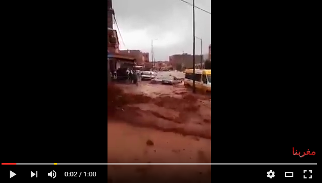 فيضانات نواحي مدينة ورزازات