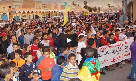 المسيرة الإحتجاجية الثانية لساكنة تيزنيت تضامنا مع محسن فكري