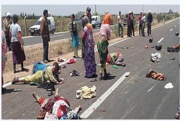 أولاد دحو : قتلى وجرحى في حادثة سير خطيرة لعاملات فلاحيات