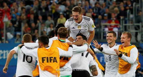 ألمانيا تتوج بكأس القارات على حساب التشيلي والبرتغال تحتل المركز الثالث في البطولة ألمانيا تتوج بكأس القارات على حساب التشيلي والبرتغال تحتل المركز الثالث في البطولة