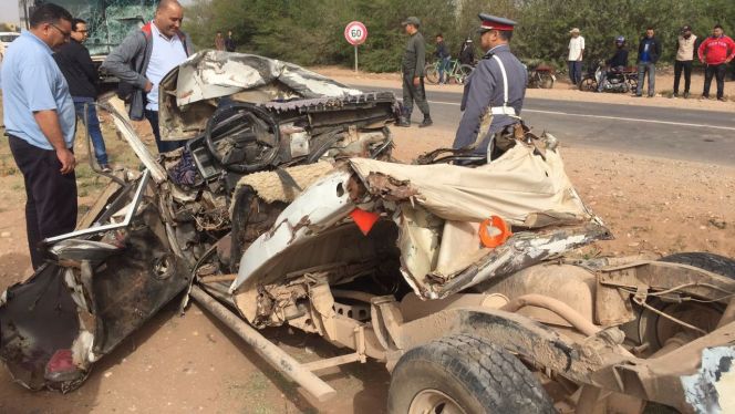 بيوكرى: مصرع 9 وإصابة 6 أشخاص في حادثة سير