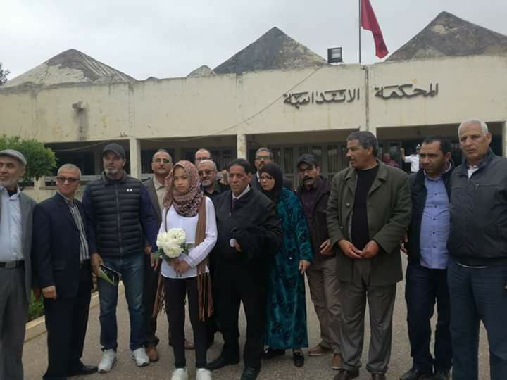 أستاذ خريبكة يعانق الحرية