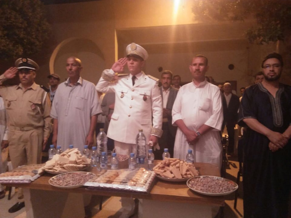 قائد قيادة أولاد جرار يترأس حفل الإنصات للخطاب الملكي السامي بمناسبة عيد العرش المجيد قائد قيادة أولاد جرار يترأس حفل الإنصات للخطاب الملكي السامي بمناسبة عيد العرش المجيد