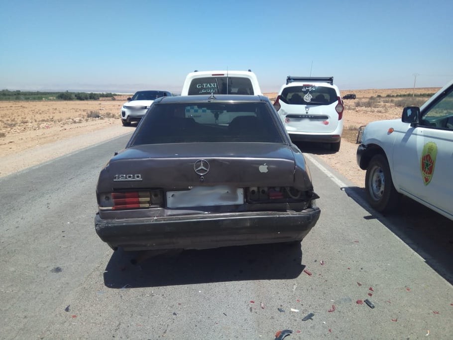 للمرة الثالثة في ظرف اسبوع … حادثة إصطدام بين 4 سيارات على الطريق الرابطة بين تزنيت وأولاد جرار للمرة الثالثة في ظرف اسبوع … حادثة إصطدام بين 4 سيارات على الطريق الرابطة بين تزنيت وأولاد جرار