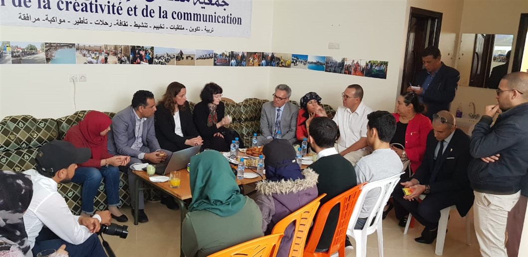 تيزنيت : بالصور …الـــ USAID في زيارة عمل للمديرية الاقليمية لوزارة التربية الوطنية تيزنيت : بالصور …الـــ USAID في زيارة عمل للمديرية الاقليمية لوزارة التربية الوطنية