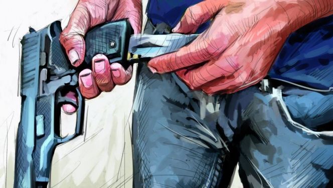 تيزنيت :دورية أمنية تُشهر المسدس في وجه مُجرم هائج هاجم عناصر الأمن بواسطة سيف تيزنيت :دورية أمنية تُشهر المسدس في وجه مُجرم هائج هاجم عناصر الأمن بواسطة سيف