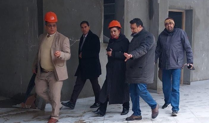 المعدر الكبير : مديرة الأكاديمية في زيارة تفقدية لورش بناء القسم الداخلي بثانوية المهدي بن بركة المعدر الكبير : مديرة الأكاديمية في زيارة تفقدية لورش بناء القسم الداخلي بثانوية المهدي بن بركة