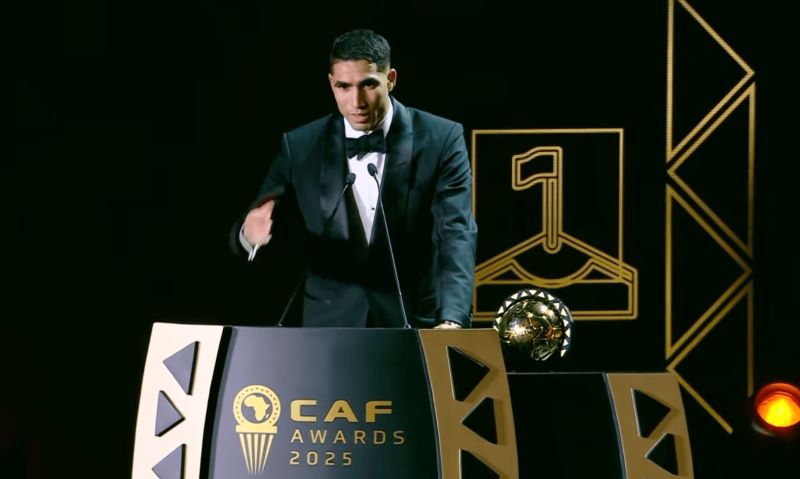 أشرف حكيمي يعيد الكرة الذهبية الإفريقية إلى المغرب بعد 27 سنة