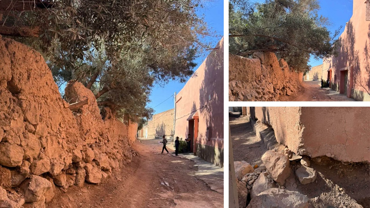 بناية مهددة بالانهيار بجماعة وجان، خطر قائم رغم الوعود والتدخلات.