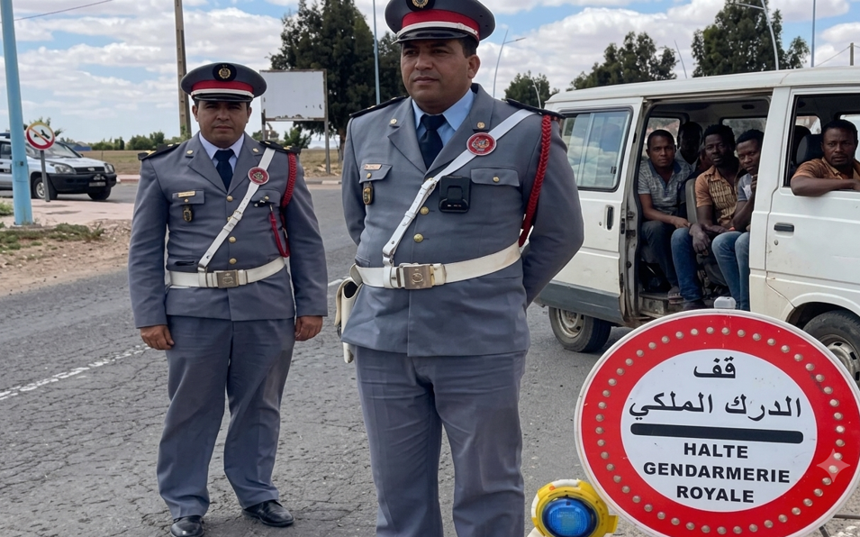 تيزنيت : الدرك الملكي يُجهض تحركاً  مشبوها.. وتوقيف 25 شخصاً في سيارتين بينهم نساء